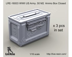 LRE16003   WWII US Army .50 M2 Ammunition Ammo Box Closed